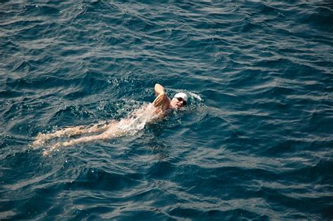 this 47 year old man will swim 5 500 miles across the shark infested pacific ocean