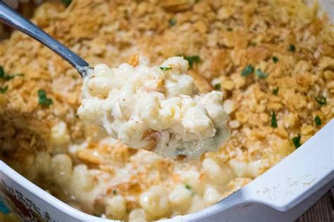 What goes good with mac and cheese? Crab Mac and Cheese - with keto options - Honeybunch Hunts