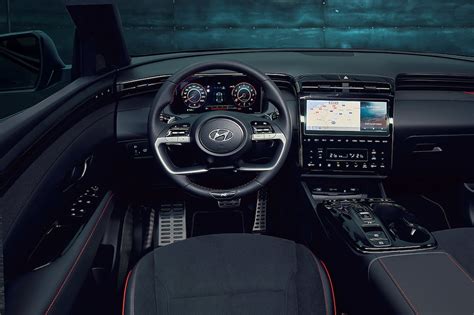 Preis, ausstattung, innenraum, cockpit, diffusor, bilder, motor, hybrid, design hyundai tucson n line: Hyundai Tucson N Line (2021): Sport-Optik und sanfte ...