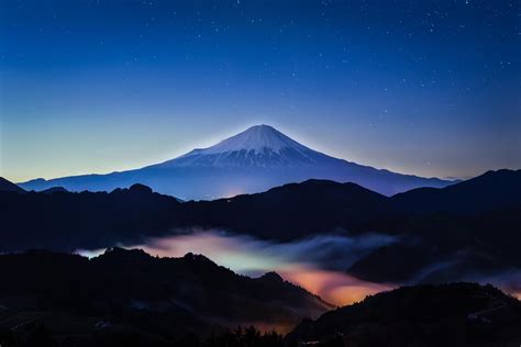 Nature Landscape Japan Mountain Mount Fuji Wallpapers Hd Desktop