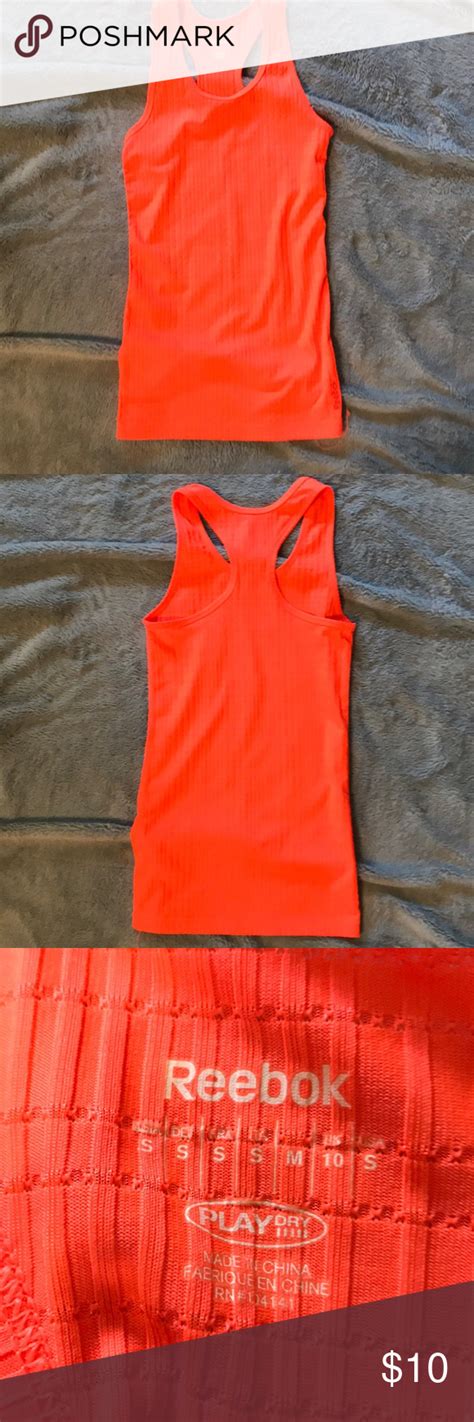 Vibrant Orange Workout Tank Athletic Tank Tops Vibrant Orange