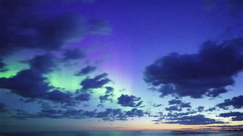 Northern Lights Over Michigans Upper Peninsula Youtube