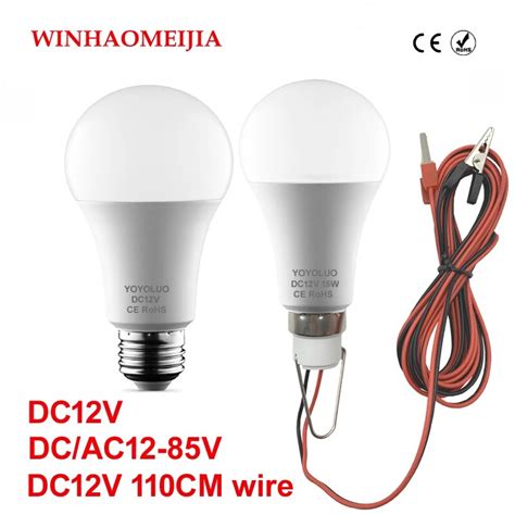 2022 New High Quality Led Bulb E27 Dc 12v Led Light Bulb 3w 6w 9w 12w