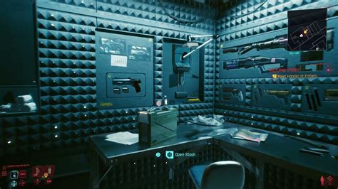 Cyberpunk 2077 All The Guns In The Weapon Display Wall Cyberpunk 2077