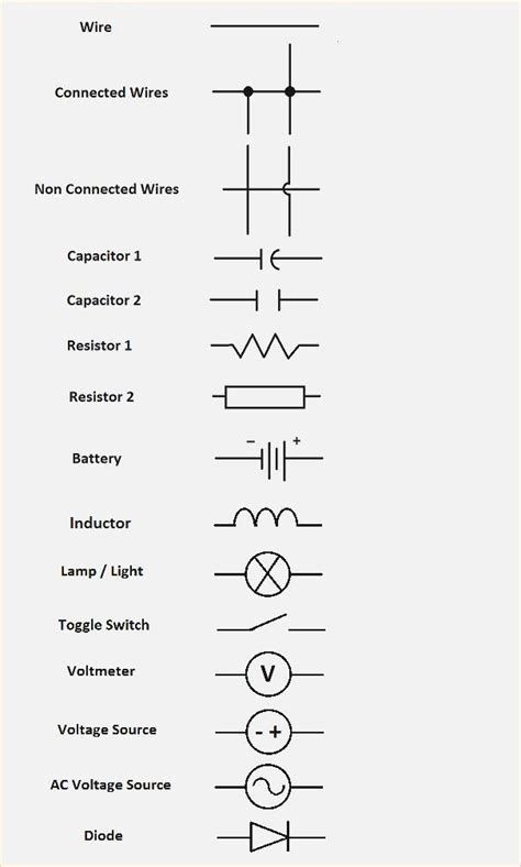 Circuit Diagram With Symbols