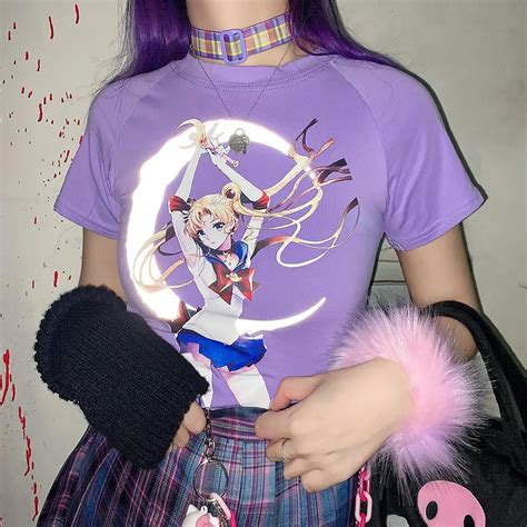 Harajuku Sailor Moon T Shirt Yc23190 Girls Tshirts Sailor Moon