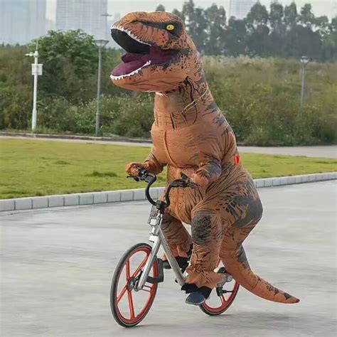 T Rex Inflatable Jurassic World Adult Costume Purim Halloween