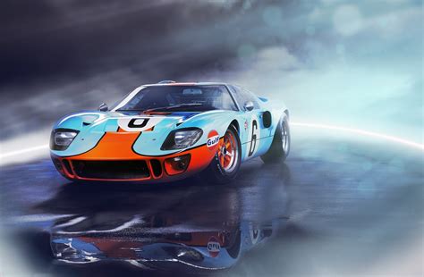 Wallpaper Sports Car Ford GT Ford GT Performance Car Supercar Land Vehicle Automotive