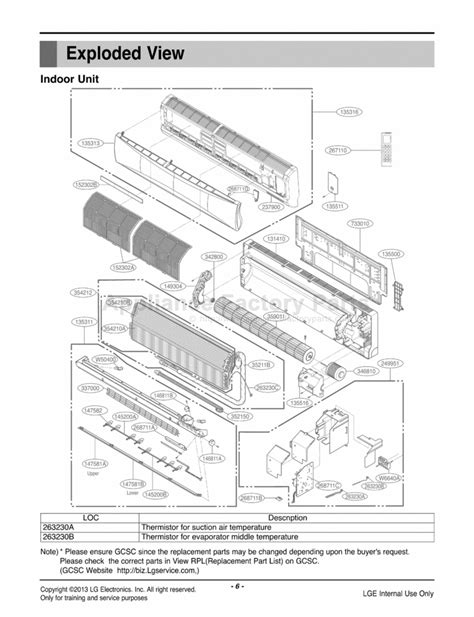 Lg Lsn240hsv3 Parts Air Conditioners