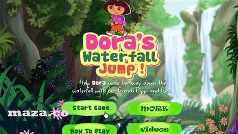 Dora The Explorer Games Dora Waterfall Jump Game Walkthrough Video
