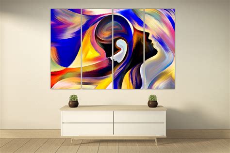 Abstract Wall Art Paintings On Canvas Abstract Art Print Etsy
