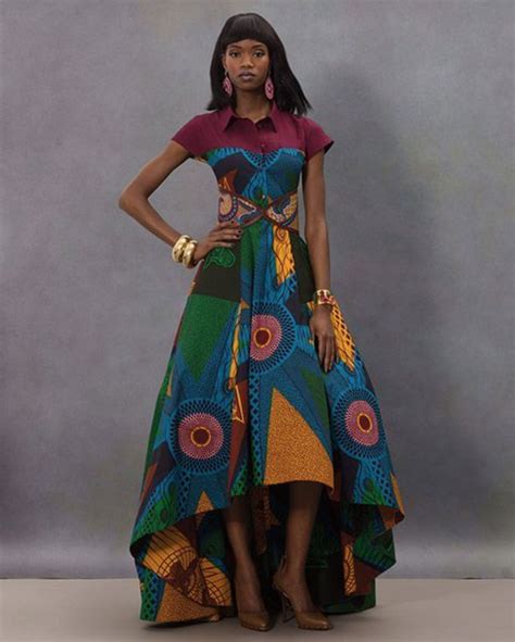 Moda Africana Vestidos De Estampas Africanas Estilo Africano E
