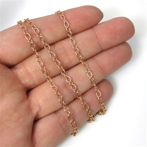 Turandoss dainty layered choker necklace, handmade 14k gold plated y pendant necklace multilayer bar disc necklace adjustable layering choker necklaces for women 4.5 out of 5 stars 8,729 $8.99 $ 8. Rose Gold Plated Over Sterling Silver Chain Necklace - Rose Gold Bracelet, Anklet - 4mm Cable ...