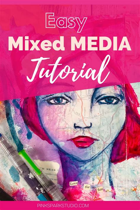 learn how to create beautiful mixed media art with this easy to follow tutorial mixed media art
