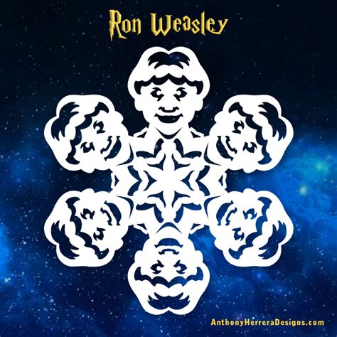 Harry Potter Snowflakes — Anthony Herrera Designs