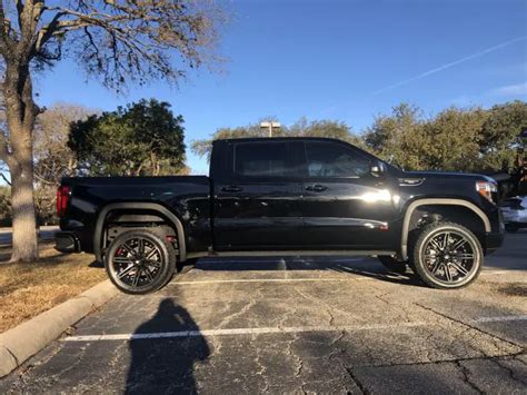 2021 Gmc 1500 At4 Carbon Pro 4play Wheels Readylift 175 Leveling Kit
