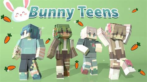 Bunny Teens By Nitric Concepts Minecraft Skin Pack Minecraft