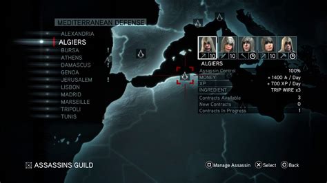 Assassin S Creed Revelations All Mediterranea Defense Cities 100