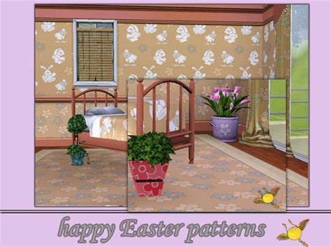 The Sims Resource Happy Easter Pattern 2