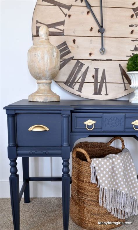 Online home decor store, vintage industrial style. Using Navy Blue in Home Decor | All Things Thrifty
