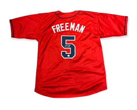 Freddie Freeman Signed Jersey Lojo Pristine Auction