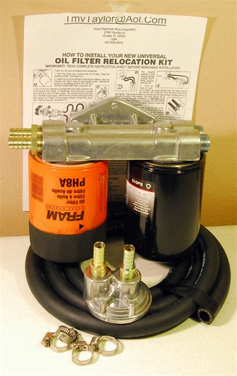 Toyotafordhondaimport Dual Remote Engine Oil Filter Kit For Fram
