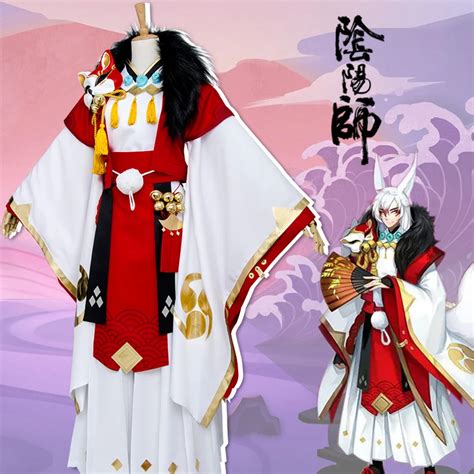 Anime 2018 Hot Game Onmyoji Demon Fox Elegance Man Kimono Suit Uniform