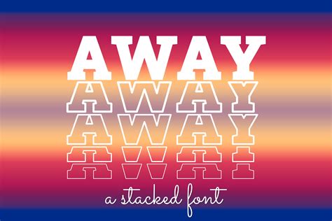 Away Font By Wadlen Creative Fabrica