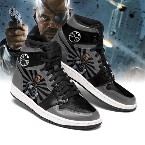 Nick Fury Marvel Air Jordan Shoes Sport V3 Sneaker Boots Shoes