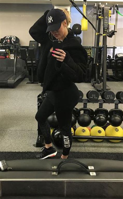 Go Hard From Khloe Kardashians Hottest Gym Pics E News