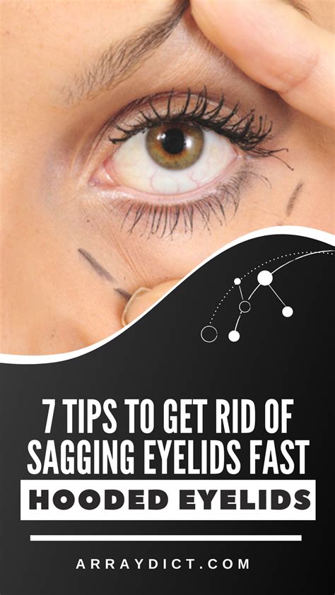 7 Tips To Fix Sagging Eyelids And Get A Gorgeous Look Hooded Eyelids