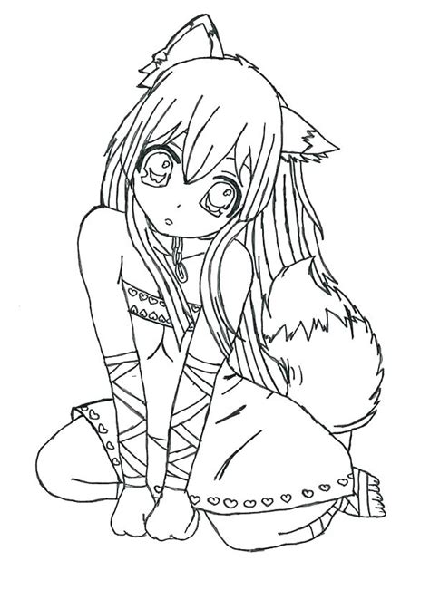 Cat Coloring Pages For Girls At Free