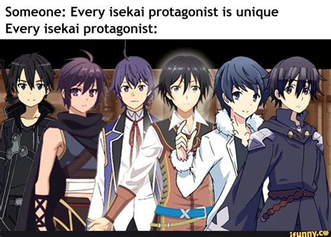 Anime Protagonist Meme