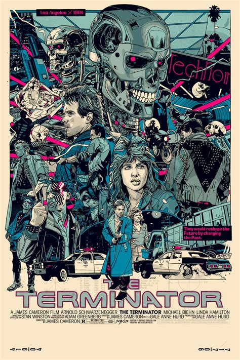Behold The Terminator By Poster Artist Tyler Stout Terminator