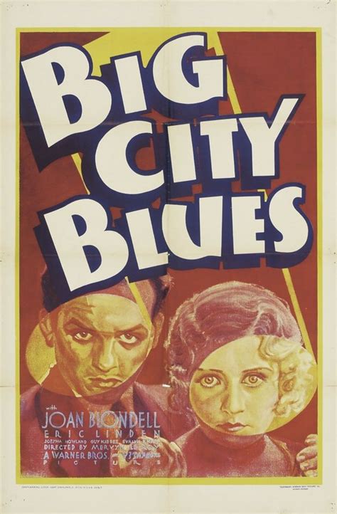Big City Blues 1932 Film Big Movie Posters Vintage Movie Posters