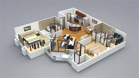 13 Awesome 3d House Plan Ideas That Give A Stylish New