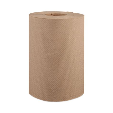 Windsoft Hardwound Roll Towels 1 Ply 8 X 350 Ft Natural 12 Rolls