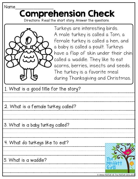 2nd Grade Stories With Questions