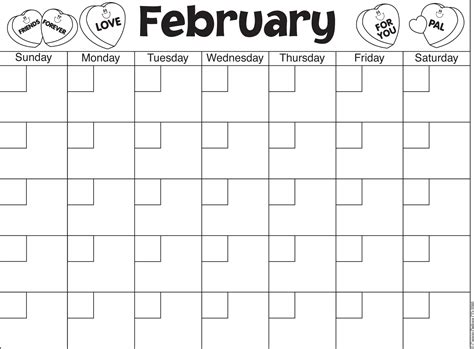 Blank Calendar For Kindergarten To Fill In Printable Inside Fill In