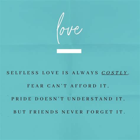 Selfless Love Is Always Costly But Friends Will Never Forget It Tag