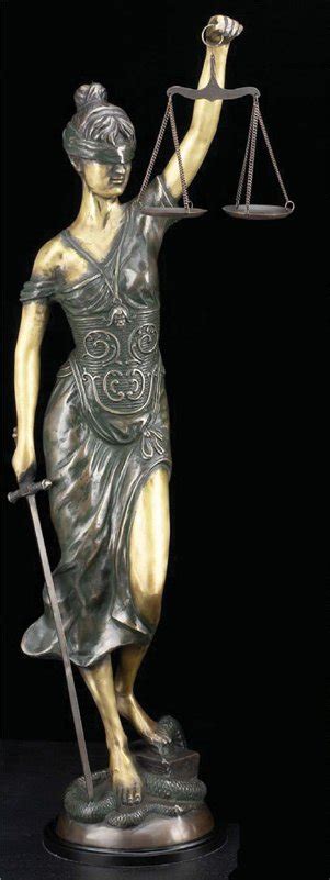Blind Justice Bronze Lady Justice Statue 39 High