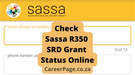 Check Sassa R350 Srd Grant Status Online And Payment Dates For March