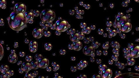 Animated Realistic Bubbles Black Screen Background Video Effect Youtube