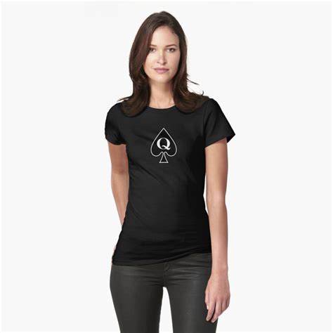 queen of spades ts and products t shirt by mpodger redbubble