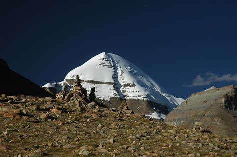Mt Kailash Seen From Ashtapad The Southern Face Of Mt
