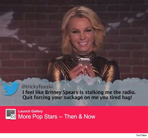 Britney Spears Called Tired Hag On Kimmel S Mean Tweets Girl Who Tweeted It Shocked