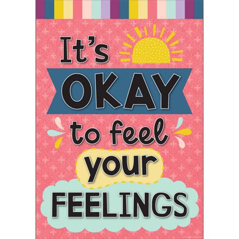 it s okay to feel your feelings positive poster tcr7444 teacher created resources