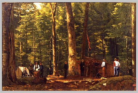 The Philosophers Camp By William James Stillman At Follensby Pond