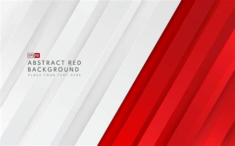 Abstract Diagonal Geometric Red And White Gradient Color Background And