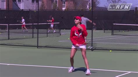 Women S Tennis Splits Two At Home Youtube